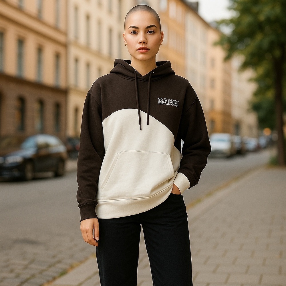 Ganni oversized sweatshirt. XXS/XS. NWT
